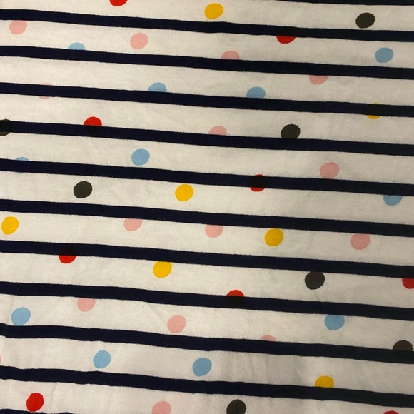 Boden size 2 long sleeve polka dot striped top - Picture 3 of 3